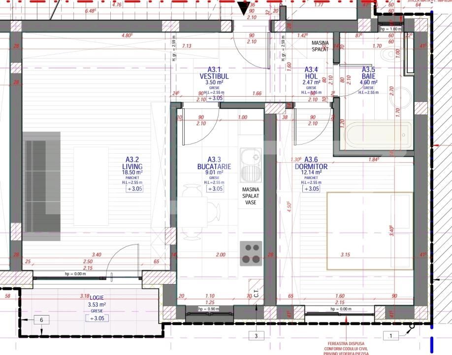 Apartament de vânzare 2 camere Mehala - 174076AV | BLITZ Timișoara | Poza5