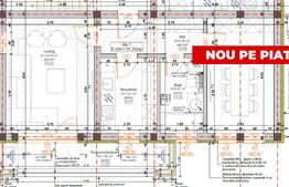 Apartament cu 2 camere, 51,35 mp + balcon 7,6 mp, zona Hotel IQ - Giroc