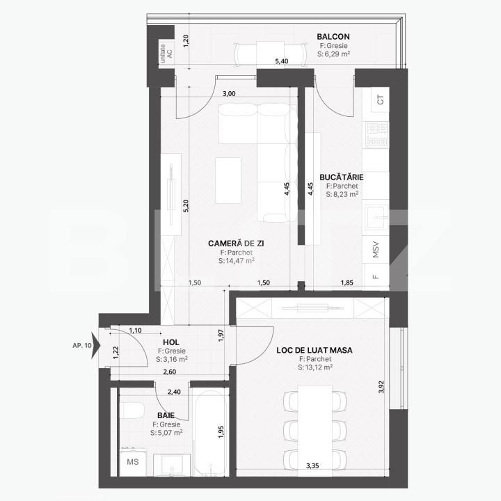 Apartament de vânzare 2 camere Giroc - 174363AV | BLITZ Timișoara | Poza1