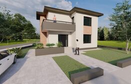  Casă individuală P+1 | Lugoj | 4 terase | 433,35 mpu curte