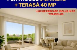Penthouse de vanzare cu 3 camere, cu terasa panoramica, zona Ciarda Rosie