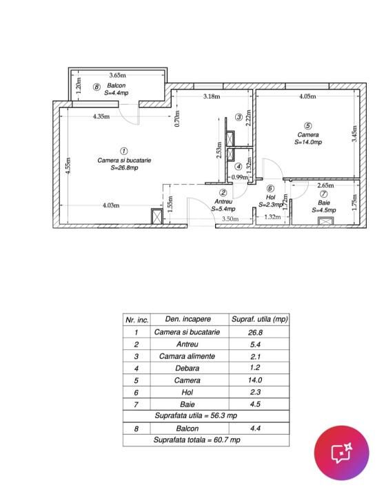 Apartament de vânzare 2 camere Traian - 174454AV | BLITZ Timișoara | Poza10