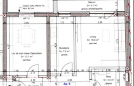 Apartament 1 camera, 46 mp utili zona Braytim-Urseni