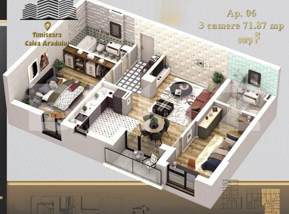 Apartament de vânzare 3 camere Aradului - 175213AV | BLITZ Timișoara | Poza6