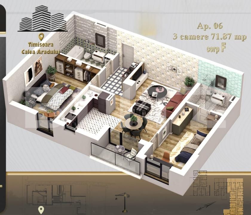 Apartament de vânzare 3 camere Aradului - 175213AV | BLITZ Timișoara | Poza6