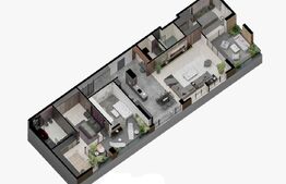 Penthouse de vanzare, 176 mp, zona centrala