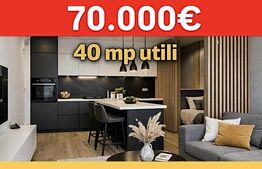 Apartament tip studio, 40 mp utili, 1 loc de parcare, Etaj 1, TVA INCLUS