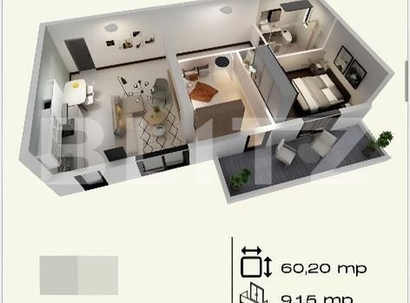 Apartament de vânzare 3 camere Torontalului - 177407AV | BLITZ Timișoara | Poza1