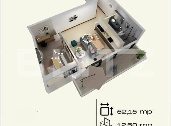 Apartament de vânzare 2 camere Torontalului - 177410AV | BLITZ Timișoara | Poza1