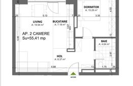 Apartament cu 2 camere Timișoara Nord- Cal. Totontalului