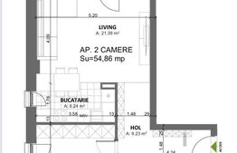 Apartament cu 2 camere Timișoara Nord- Cal. Totontalului
