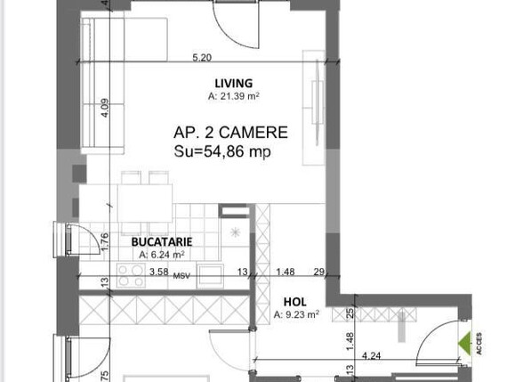 Apartament de vânzare 2 camere Torontalului - 177606AV | BLITZ Timișoara | Poza2