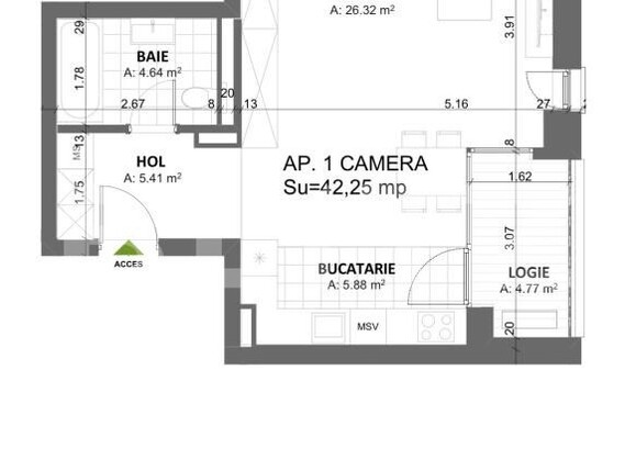 Garsonieră de vânzare Torontalului - 177608AV | BLITZ Timișoara | Poza2