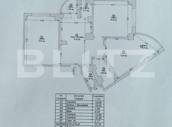 Apartament de vânzare 3 camere Simion Barnutiu - 177684AV | BLITZ Timișoara | Poza22