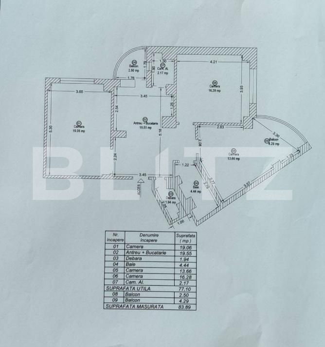 Apartament de vânzare 3 camere Simion Barnutiu - 177684AV | BLITZ Timișoara | Poza22