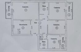 Apartament 4 camere, 76,10 mp, zona de Nord 