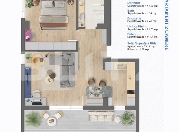 Apartament de vânzare 2 camere Aradului - 179761AV | BLITZ Timișoara | Poza6