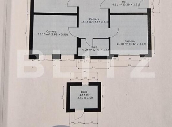 Apartament de vânzare 4 camere Punctele Cardinale - 181015AV | BLITZ Timișoara | Poza1