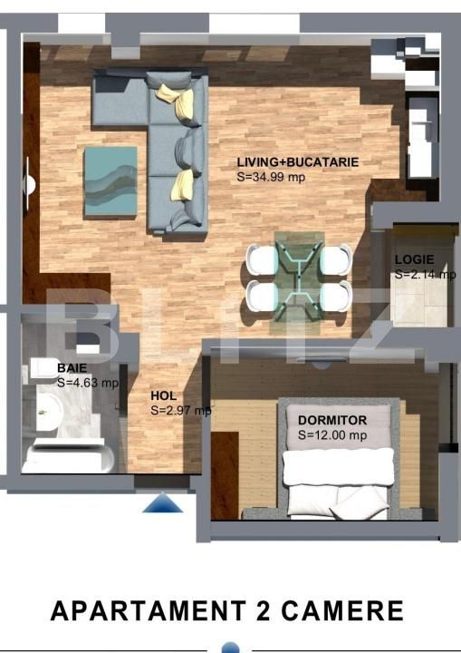 Apartament de vânzare 2 camere Torontalului - 181251AV | BLITZ Timișoara | Poza1