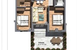 Apartament 3 camere, 60.16 mp, zona Torontalului