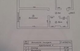 Apartament cu 2 camere Giroc 54 mp cu loc de parcare