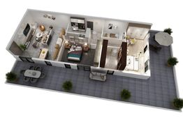 Penthouse 102 mp, 88.75 mp terase, zona Torontalului