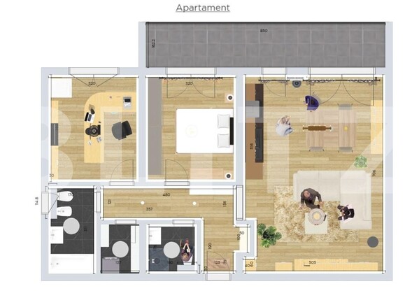 Apartament de vânzare 3 camere Braytim - 183566AV | BLITZ Timișoara | Poza2