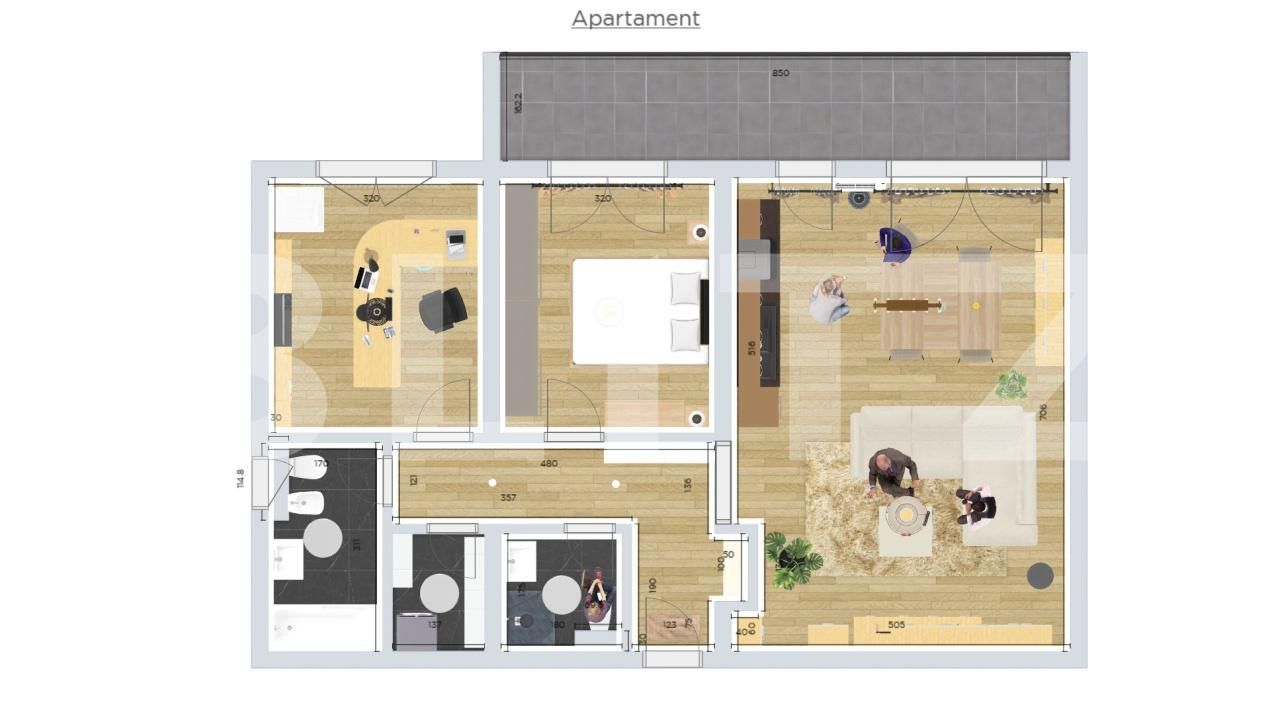 Apartament de vânzare 3 camere Braytim - 183566AV | BLITZ Timișoara | Poza2