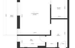 Apartament 1 cameră, 40,09 mp, zona Ghirodei