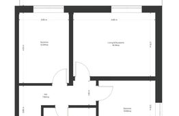Apartament 3 camere, 53 mp utili+ 17 mp grădină, zona Ghirodei