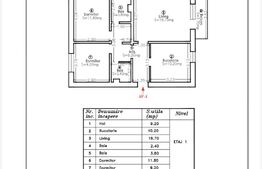 Apartament decomandat cu 3 camere- Bucovina