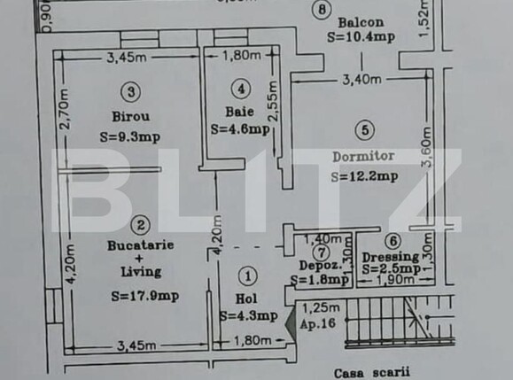 Apartament de vânzare 3 camere Giroc - 184645AV | BLITZ Timișoara | Poza8