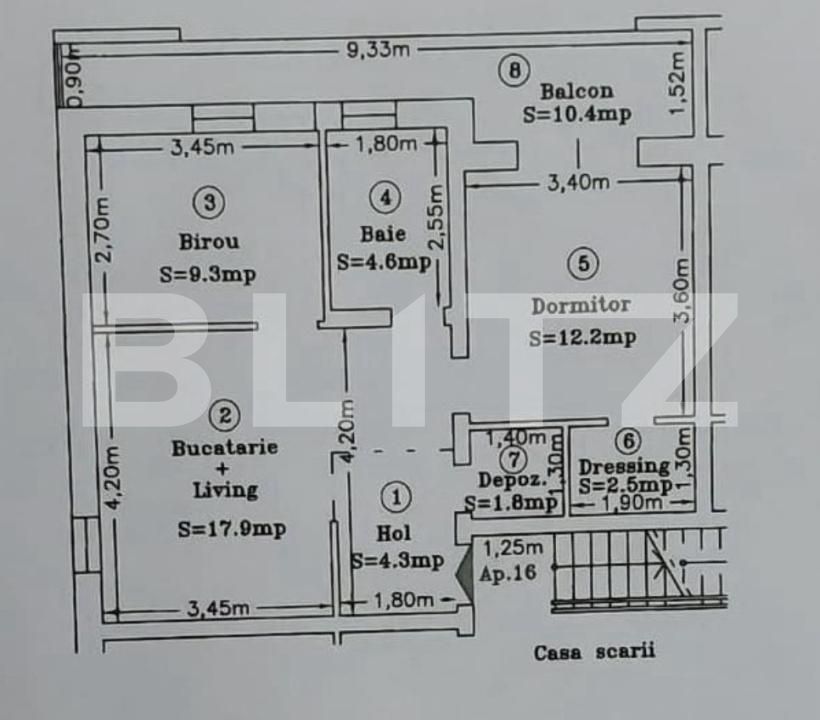 Apartament de vânzare 3 camere Giroc - 184645AV | BLITZ Timișoara | Poza8