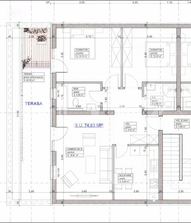 Apartament de vânzare 3 camere Giroc - 184775AV | BLITZ Timișoara | Poza2