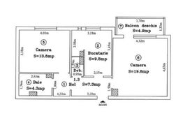 Apartament 2 camere, decomandat | etaj 1 | zona Odobescu