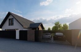 Casă individuală – 140 mp utili, teren 520 mp, front stradal 19 ml