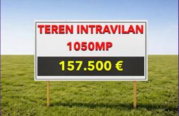 Teren 1050 mp cu 2 fronturi stradale 36/24m, construcție rezidențială, Giroc