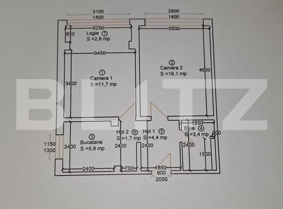 Apartament de vânzare 2 camere Olimpia-Stadion - 186582AV | BLITZ Timișoara | Poza5