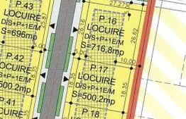 Teren intravilan 500 mp