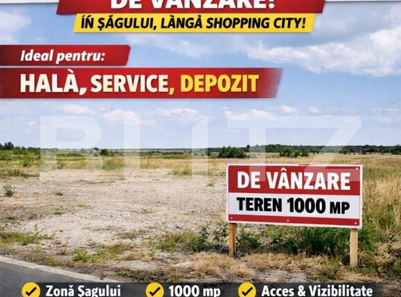 Teren de vânzare Sagului - 187809TV | BLITZ Timișoara | Poza1