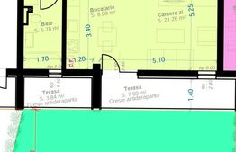 Studio Modern | Terasă 46 mp | Zona Aradului 