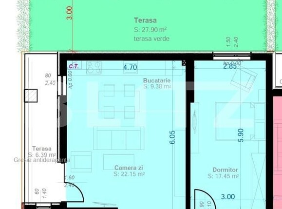 Apartament de vânzare 2 camere Aradului - 187850AV | BLITZ Timișoara | Poza1