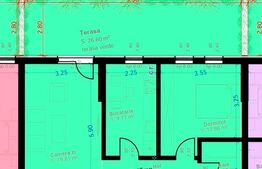 ​Titlu: Apartament 2 Camere,  Decomandat | Terasă 27 mp | Zona Aradului