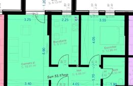 ​Apartament 2 Camere, 53mp | Zona Aradului | Etaj 1