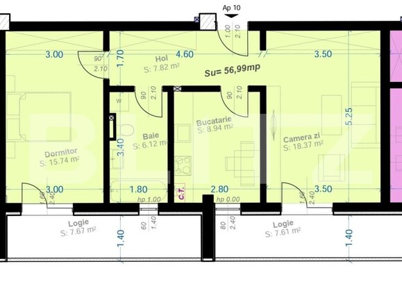 Apartament de vânzare 2 camere Aradului - 187859AV | BLITZ Timișoara | Poza1