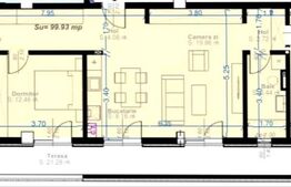 Apartament 4 camere, 100mp utili, zona Aradului