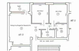 Apartament 3 camere, 75 mp, zona Elisabetin - restaurant Valahia