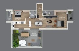 ​Penthouse Exclusivist | Terasă 46 mp | Zona de Nord