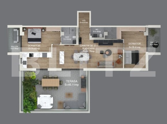 Apartament de vânzare 3 camere Torontalului - 188717AV | BLITZ Timișoara | Poza1