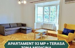 Apartament 3 camere, 93 mp + terasa, zona Medicina